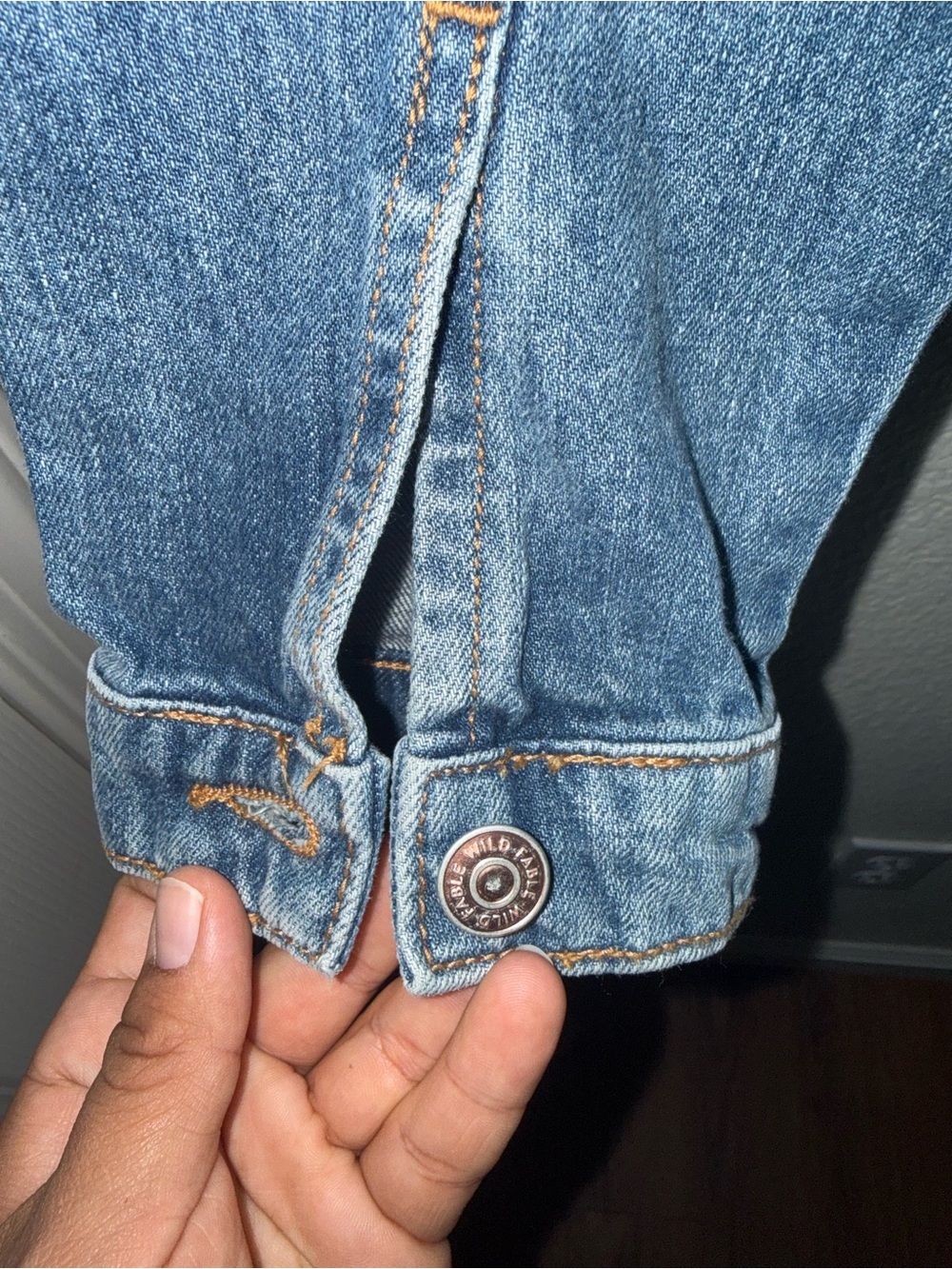 wild fable Blue Denim Zip-Front Jacket - Picture 5 of 5